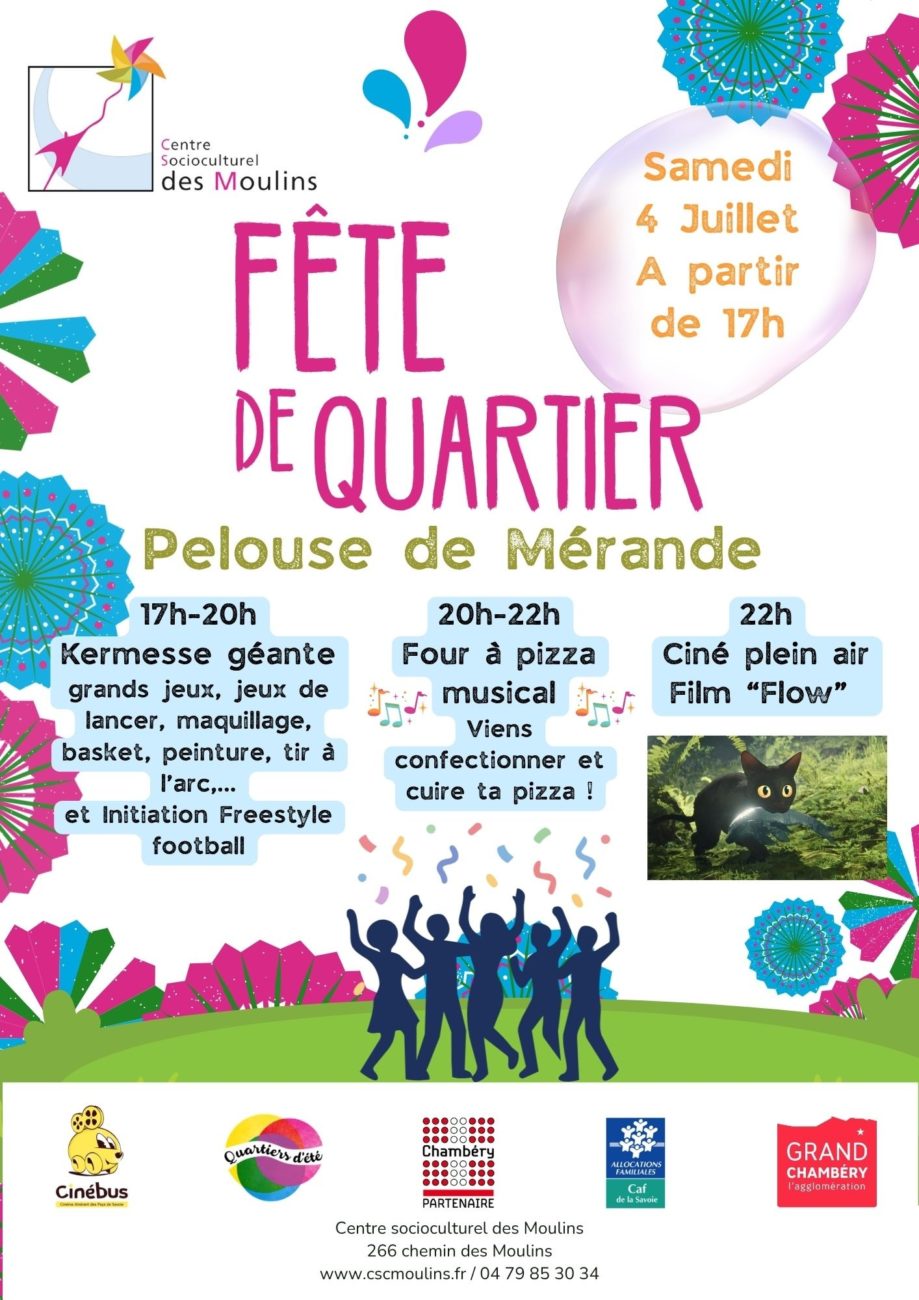 Fête de quartier : kermesse géante, pizzas et ciné en plein air