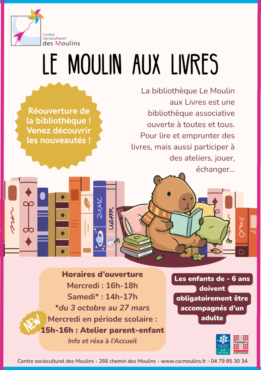 Découvrez la nouvelle bibliothèque !